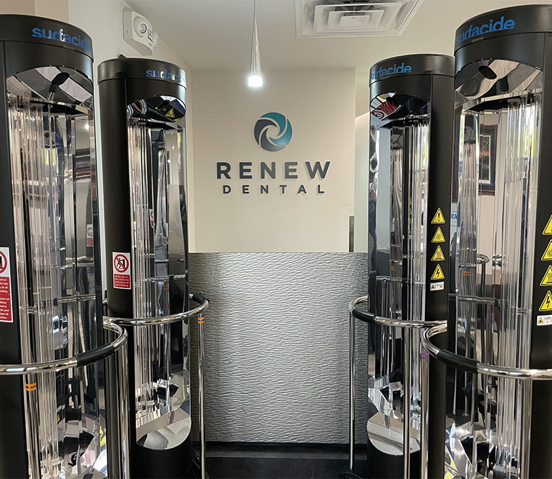 Four Helios Machines in Renew Dental