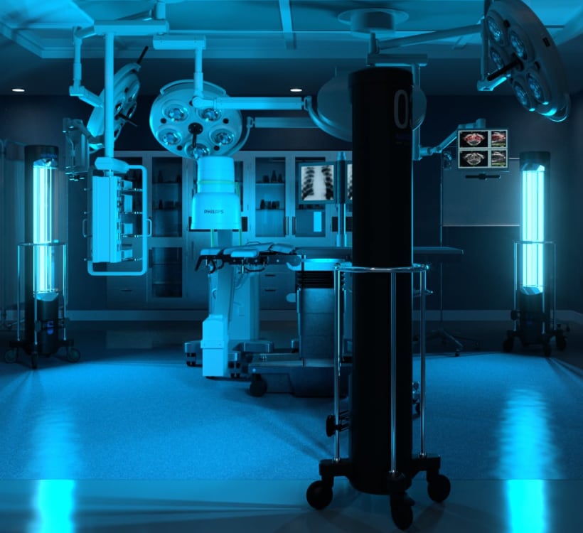 Helios system in an operating room