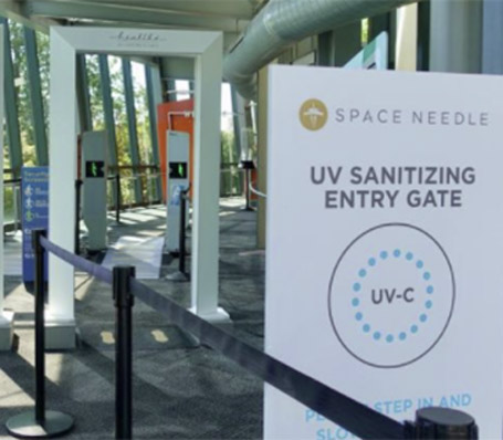 UV Sanitizing Entry Gate